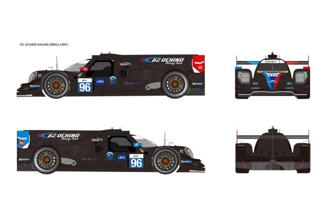 K2 UCHINO RACINGのオレカ07のカラーリング