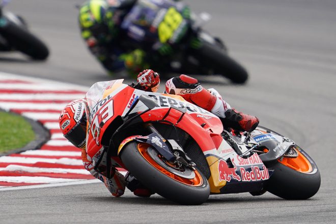 決勝レースでのマルク・マルケスの走り