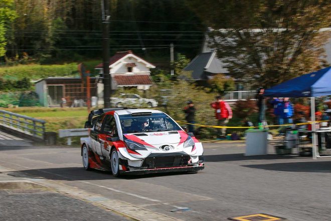 勝田貴元のトヨタ・ヤリスWRC／SS2 Mikawako1