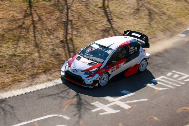 勝田貴元のトヨタ・ヤリスWRC