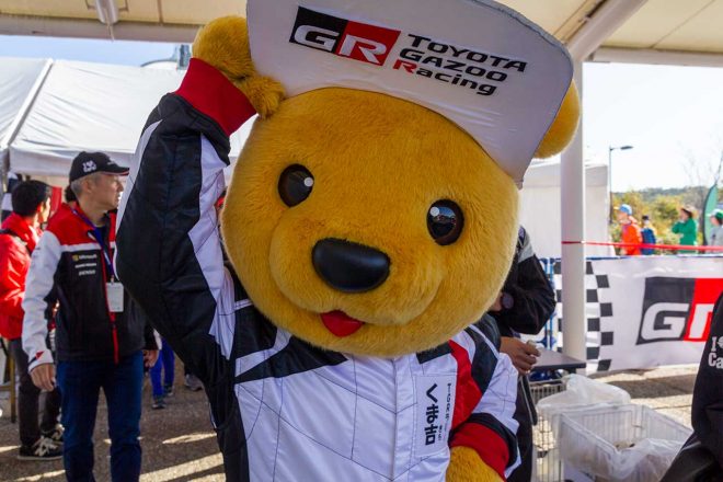 くま吉ファミリーの“末っ子”、TGRラリーくま吉