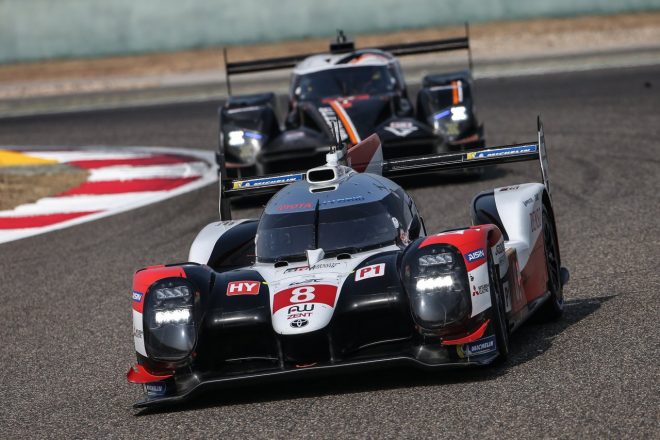 総合2位となったTOYOTA GAZOO Racingの8号車トヨタTS050ハイブリッド