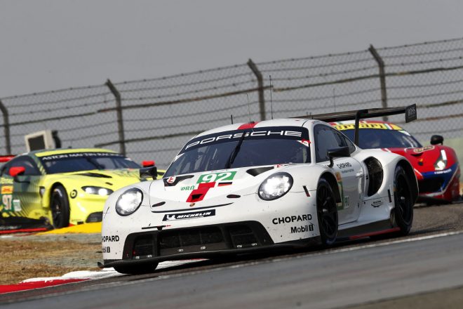 繰り上がりでGTE ProクラスウイナーとなったポルシェGTチームの92号車ポルシェ911 RSR