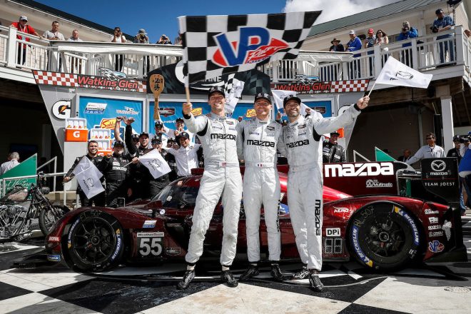 IMSA第6戦ワトキンスグレンでの優勝は、マツダにとってIMSA最高峰クラス挑戦6年目での悲願達成の瞬間だった。