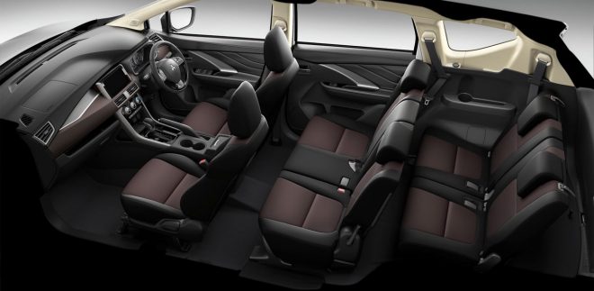 ミツビシ・エクスパンダー クロス（インテリア・シートレイアウト）