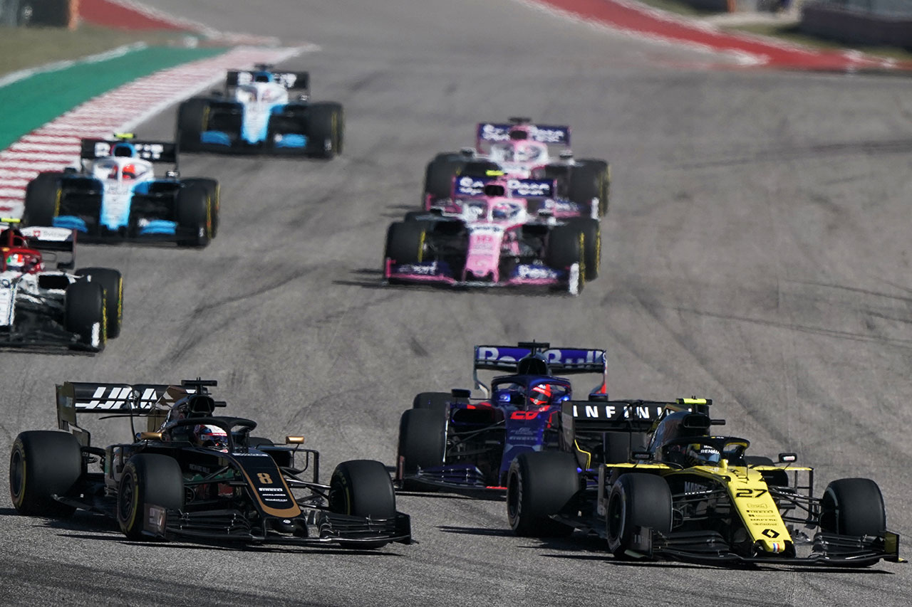 2019年F1第19戦アメリカGP　ロマン・グロージャン（ハース）