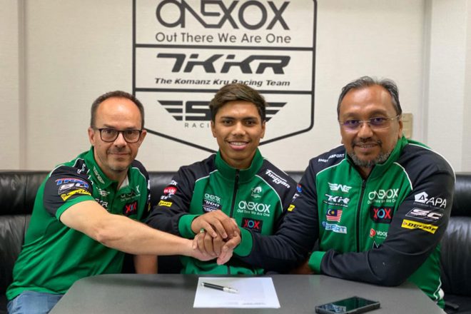 SAGレーシングチームからMoto2に参戦するカスマ・ダニエル・ビン・カスマユディン