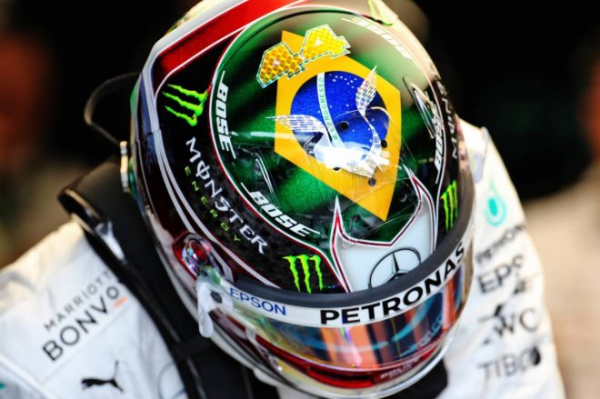 2019年F1第20戦ブラジルGP初日　ルイス・ハミルトン（メルセデス）