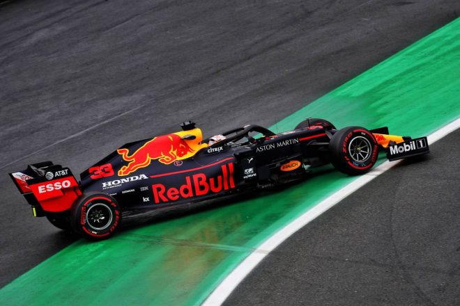2019年F1第20戦ブラジルGP初日　FP1でスピンしたマックス・フェルスタッペン（レッドブル・ホンダ）
