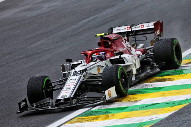 2019年F1第20戦ブラジルGP初日　アントニオ・ジョビナッツィ（アルファロメオ）