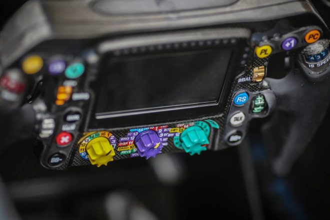 2019年F1第20戦ブラジルGP　メルセデスF1のステアリング