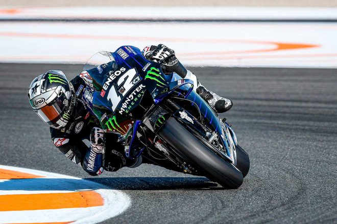 前戦マレーシアGPで優勝したビニャーレスは最終戦バレンシアGPも好調さを維持