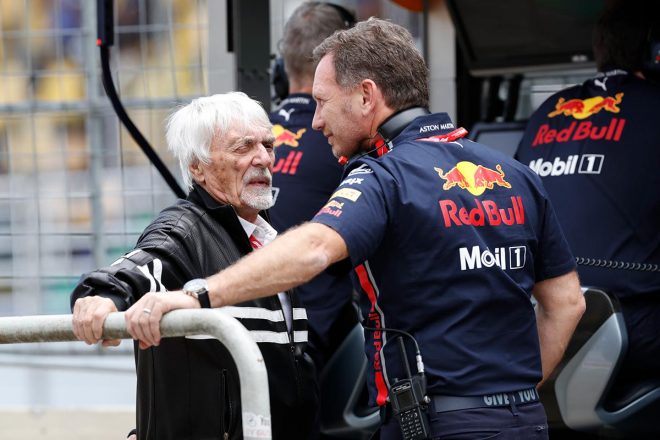 2019年F1第20戦ブラジルGP　バーニー・エクレストン、レッドブル代表クリスチャン・ホーナー