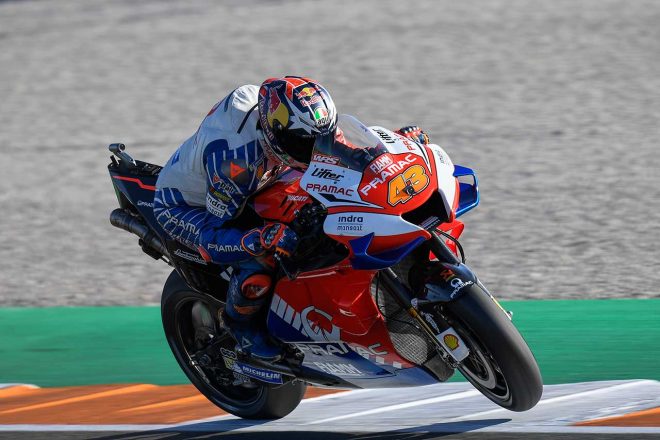 3番グリッドを獲得したミラー