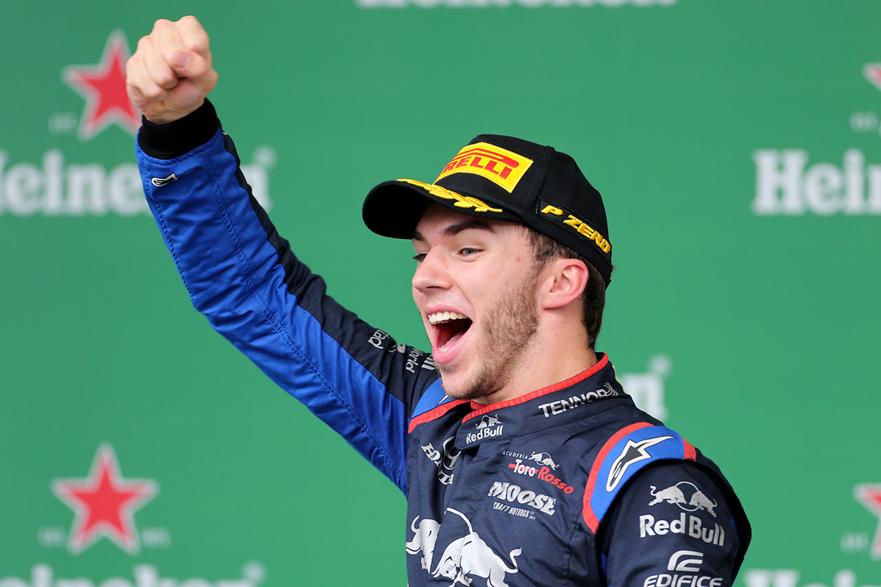 2019年F1第20戦ブラジルGP　ピエール・ガスリー（トロロッソ・ホンダ）