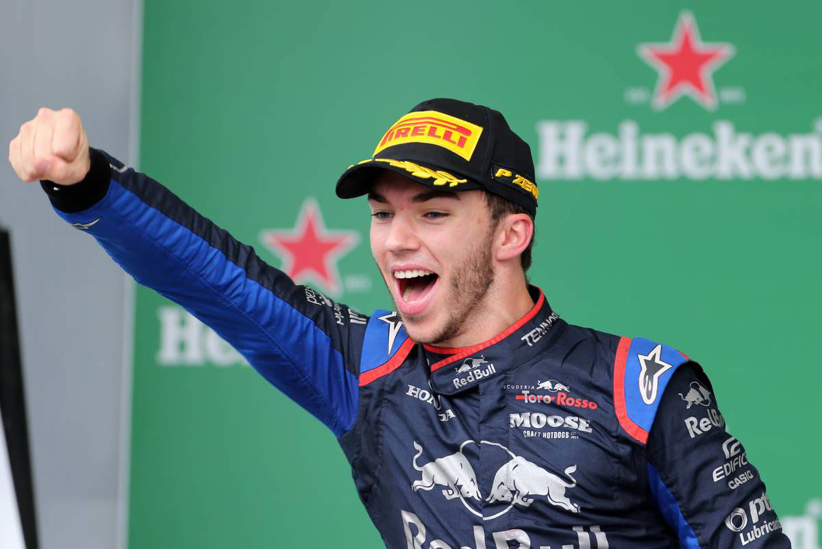 2019年F1第20戦ブラジルGP　ピエール・ガスリー（トロロッソ・ホンダ）