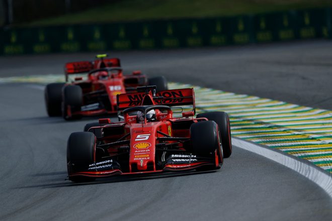 2019年F1第20戦ブラジルGP決勝日　セバスチャン・ベッテル（フェラーリ）