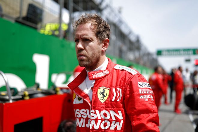 2019年F1第20戦ブラジルGP決勝日　セバスチャン・ベッテル（フェラーリ）