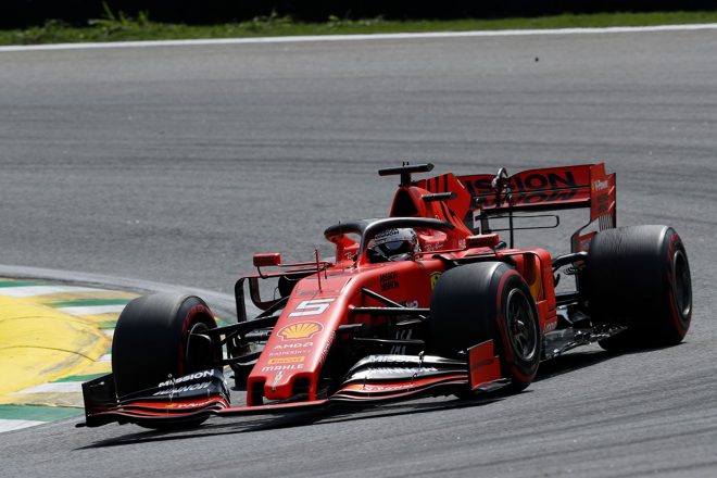 2019年F1第20戦ブラジルGP決勝日　セバスチャン・ベッテル（フェラーリ）