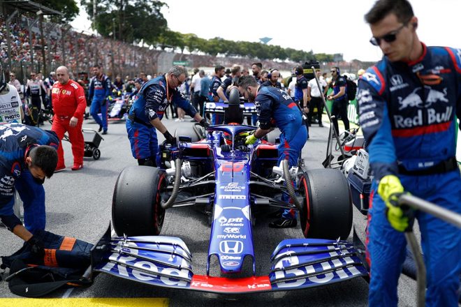 2019年F1第20戦ブラジルGP決勝日　ダニール・クビアト（トロロッソ・ホンダ）