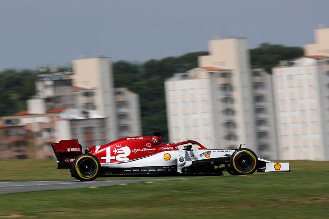 2019年F1第20戦ブラジルGP決勝日　キミ・ライコネン（アルファロメオ）