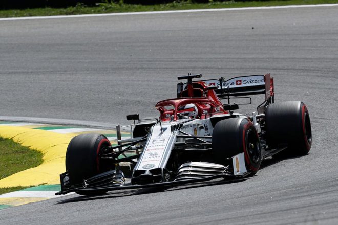 2019年F1第20戦ブラジルGP決勝日　キミ・ライコネン（アルファロメオ）