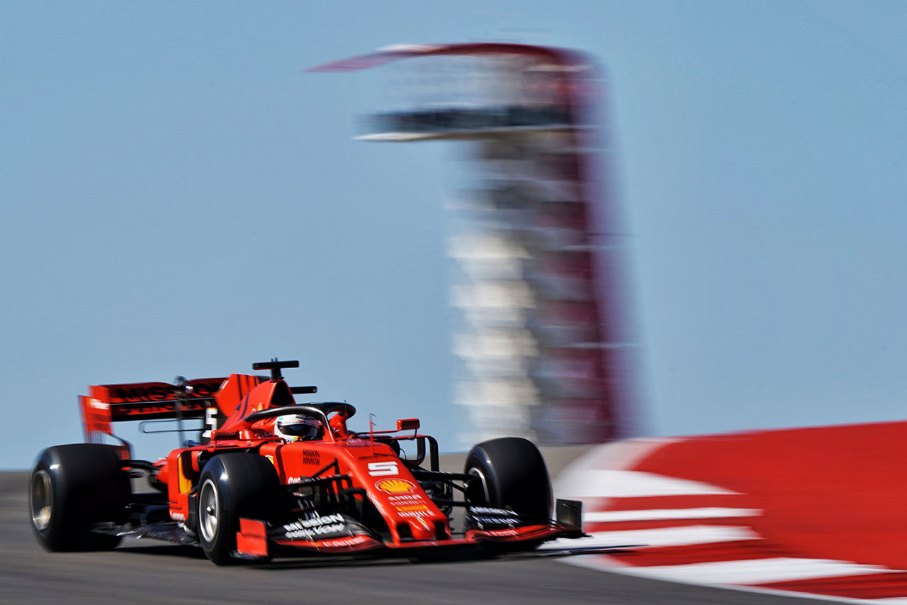 2019年F1第19戦アメリカGP　セバスチャン・ベッテル（フェラーリ）