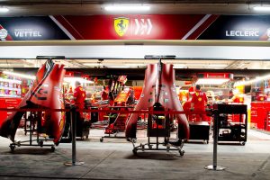 F1 | 2019年F1第20戦ブラジルGP フェラーリのガレージ