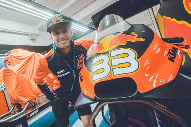 MotoGPバレンシアテスト ブラッド・ビンダー