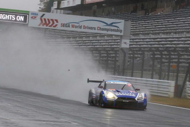 走行2日目を迎えたスーパーGT×DTM特別交流戦。2日目午前のトップタイムを刻んだリアライズコーポレーション ADVAN GT-R