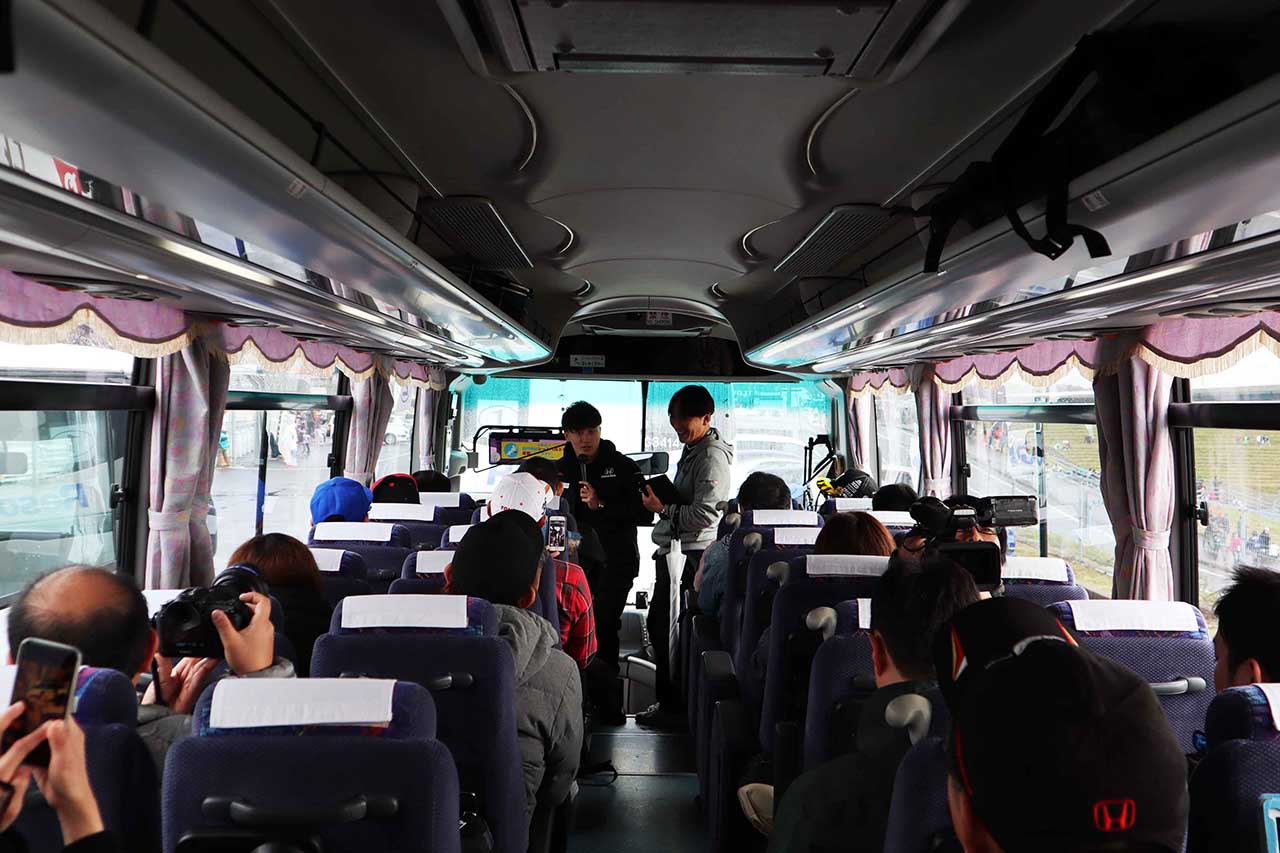 牧野任祐選手と回るサーキットサファリの模様