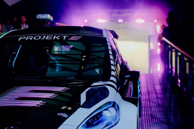 2019年9月のWorldRXラトビア戦に合わせてラウンチされたSTARD製の『Projekt E』用EV RXスーパーカー