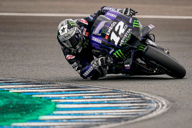 へレステストを総合トップとなったマーベリック・ビニャーレス（モンスターエナジー・ヤマハMotoGP）