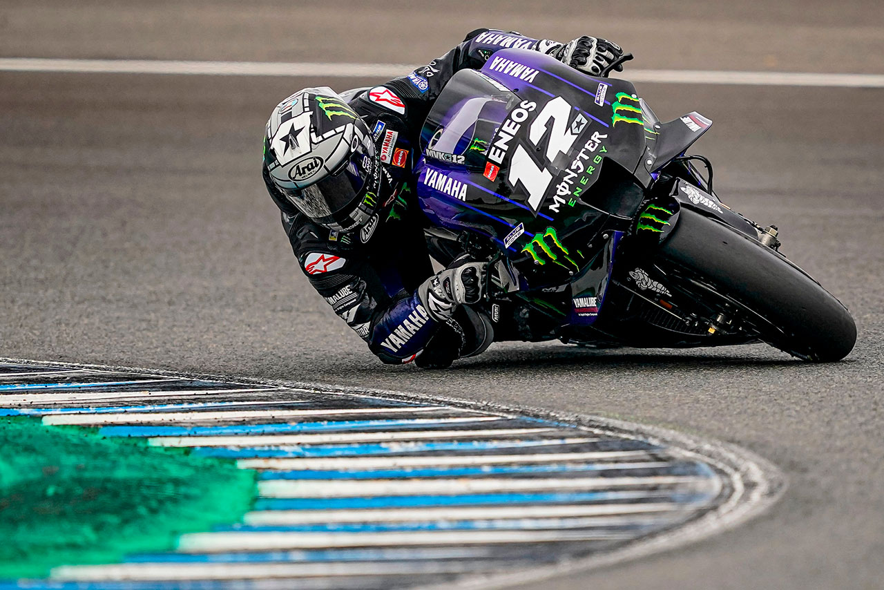 へレステストを総合トップとなったマーベリック・ビニャーレス（モンスターエナジー・ヤマハMotoGP）