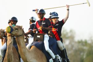 F1 | レッドブルのキャメルポロイベントでのマックス・フェルスタッペン（レッドブル・ホンダ）