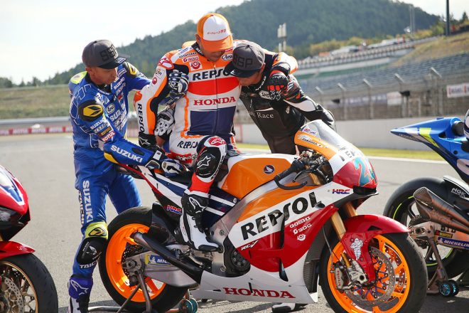 26年ぶりに揃って走行した青木三兄弟