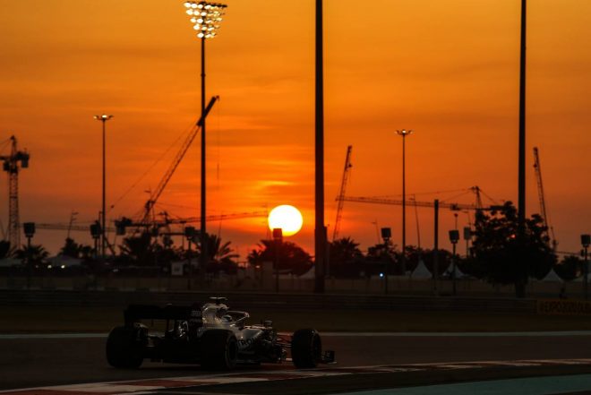 2019年F1最終戦アブダビGP初日　バルテリ・ボッタス（メルセデス）