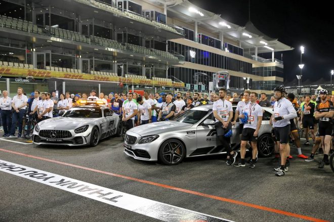 2019年F1最終戦アブダビGP　チャーリー・ホワイティング　メモリアルバイクライド