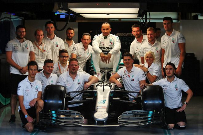 2019年F1最終戦アブダビGP　ルイス・ハミルトン（メルセデス）