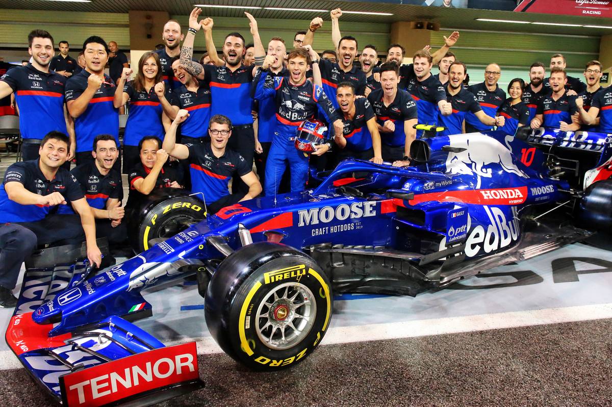 2019年F1最終戦アブダビGP　ピエール・ガスリー（トロロッソ・ホンダ）