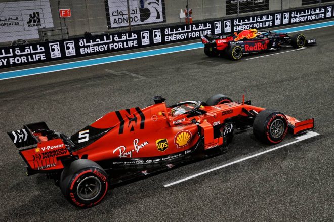 2019年F1最終戦アブダビGP　セバスチャン・ベッテル（フェラーリ）