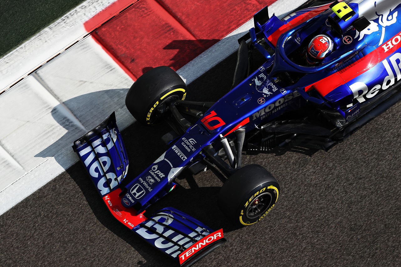 2019年F1第21戦アブダビGP　ピエール・ガスリー（トロロッソ・ホンダ）