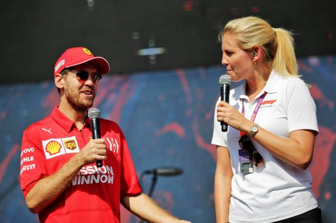 2019年F1最終戦アブダビGP　セバスチャン・ベッテル（フェラーリ）