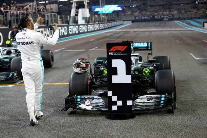 2019年F1最終戦アブダビGP ルイス・ハミルトン(メルセデス)がポールポジション