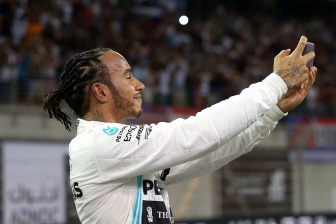 2019年F1最終戦アブダビGP ルイス・ハミルトン(メルセデス)がポールポジション
