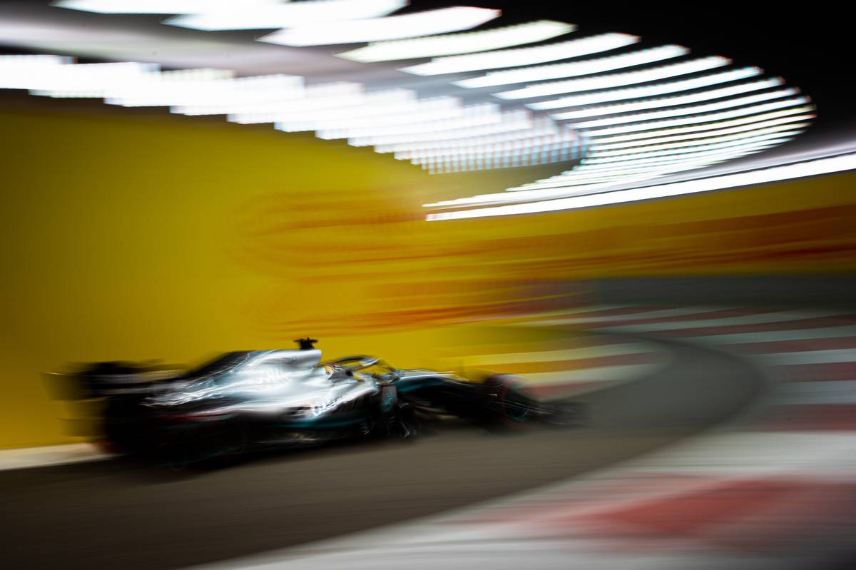 2019年F1最終戦アブダビGP　ルイス・ハミルトン（メルセデス）がポールポジション