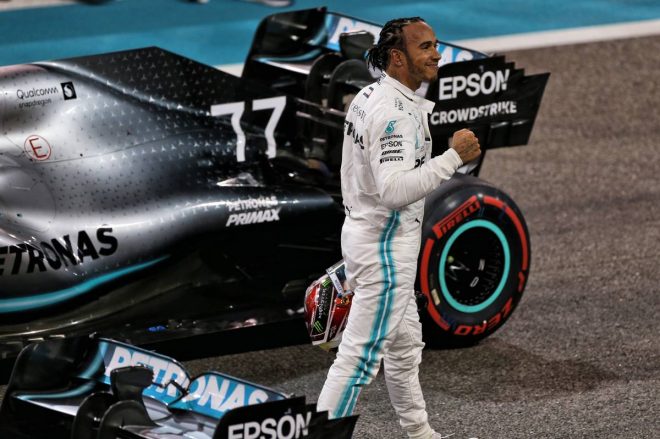 2019年F1最終戦アブダビGP　ルイス・ハミルトン（メルセデス）