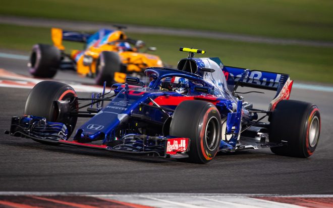 2019年F1最終戦アブダビGP　ピエール・ガスリー（トロロッソ・ホンダ）