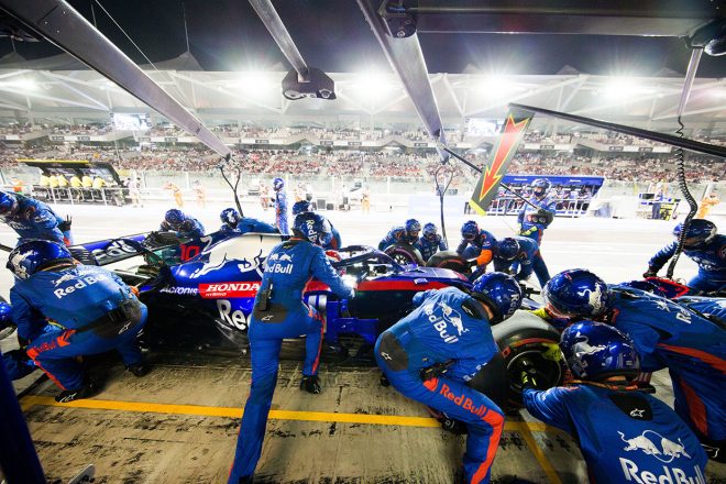2019年F1最終戦アブダビGP　ピエール・ガスリー（トロロッソ・ホンダ）