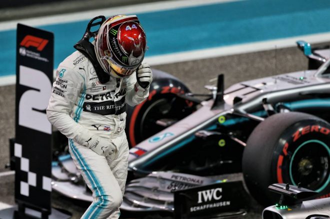 2019年F1最終戦アブダビGP　ルイス・ハミルトン（メルセデス）